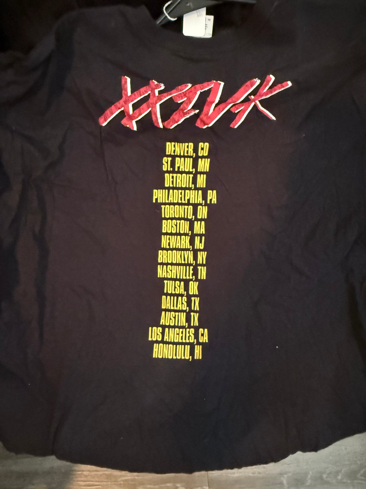 Bruno Mars 24K Magic World Tour tee