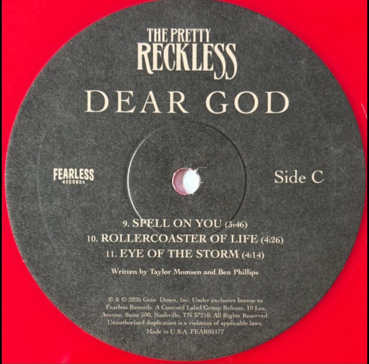 Pretty Reckless-Dear God (NEW) (RED)