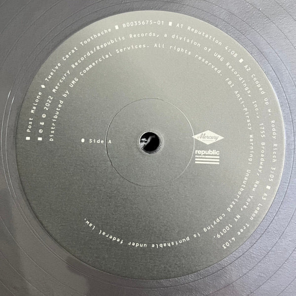 Post Malone-Twelve Caret Toothache (SEALED) (SILVER)