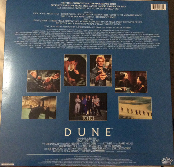 Various – Dune (Original Soundtrack Recording) (SEALED) (ORANGE)