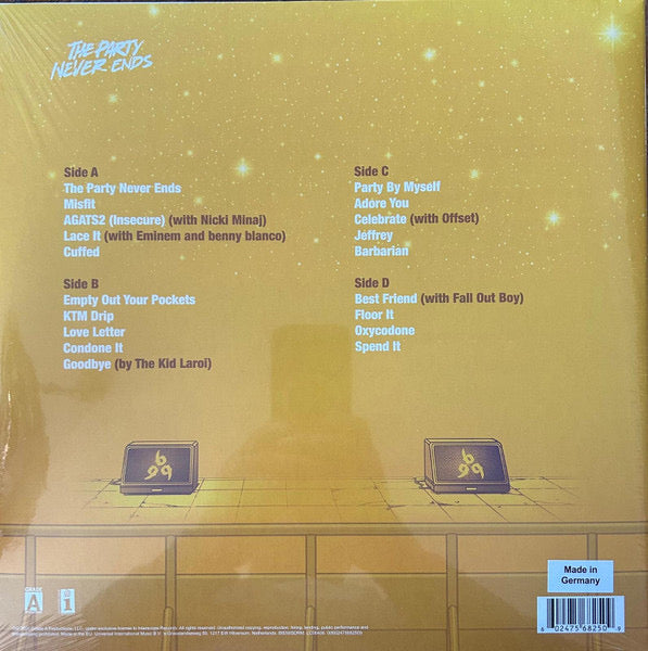JUICE WRLD-The Party Never Ends (SEALED)(BLUE)