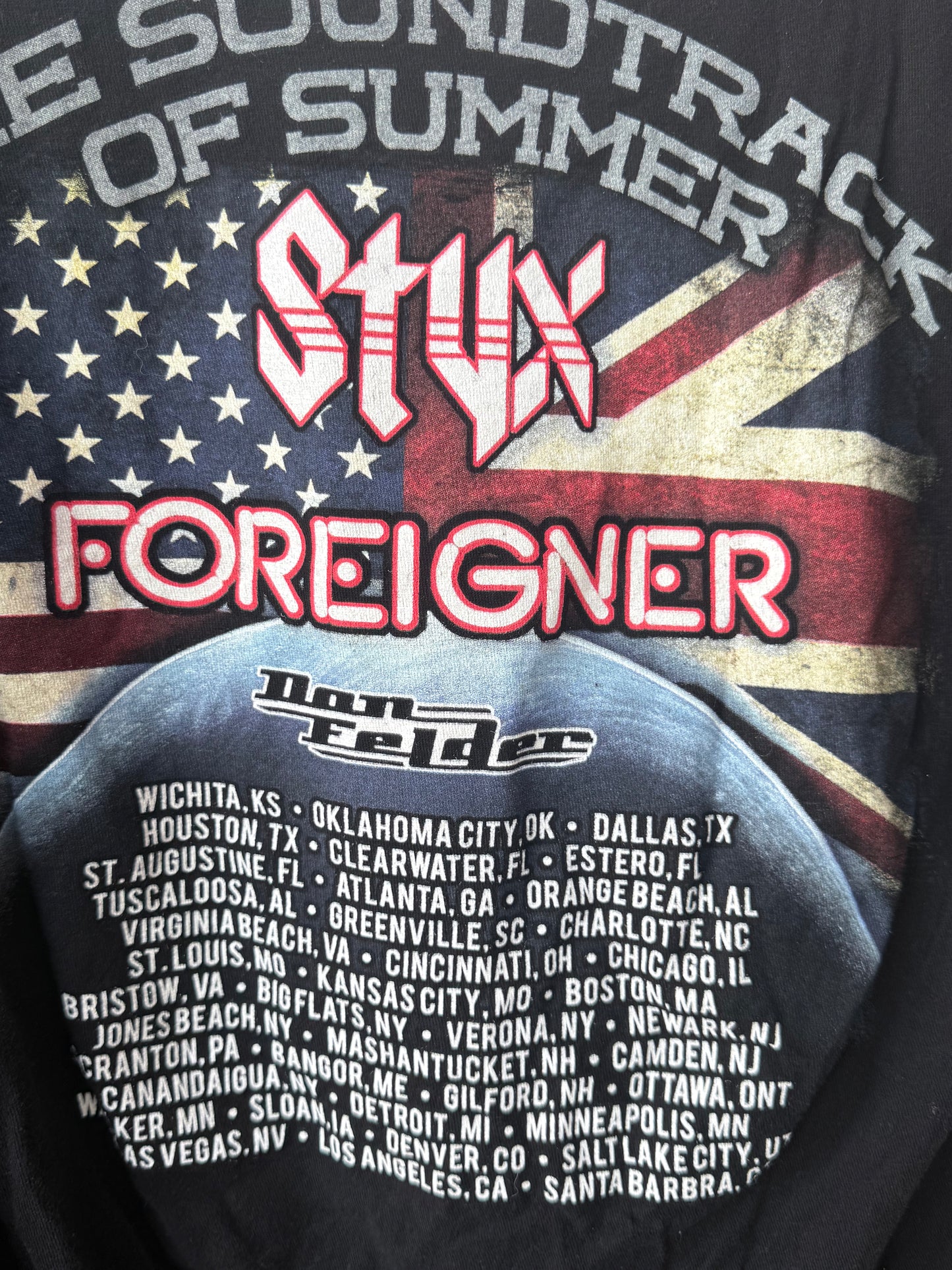 Styx/Foreigner Tour Tee