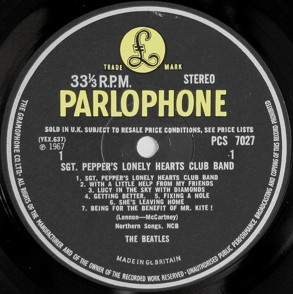 the Beatles- Sgt. Peppers Lonely Hearts Club Band (UK) (USED)