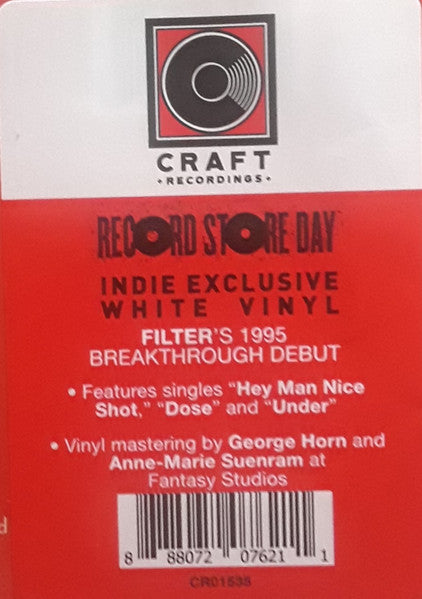 Filter-Short Bus (SEALED) (RSD INDIE EXCLUSIVE) (WHITE)