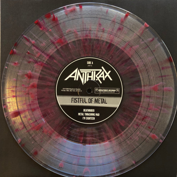 Anthrax – Fistful Of Metal / Armed And Dangerous (Clear with Red and Purple Splatter) (USED)