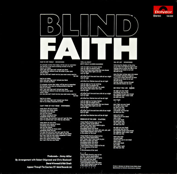 Blind Faith-Blind Faith (USED)