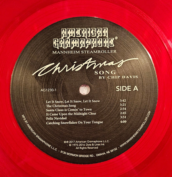 Mannheim Steamroller By Chip Davis – Christmas Song (SEALED) (RED)