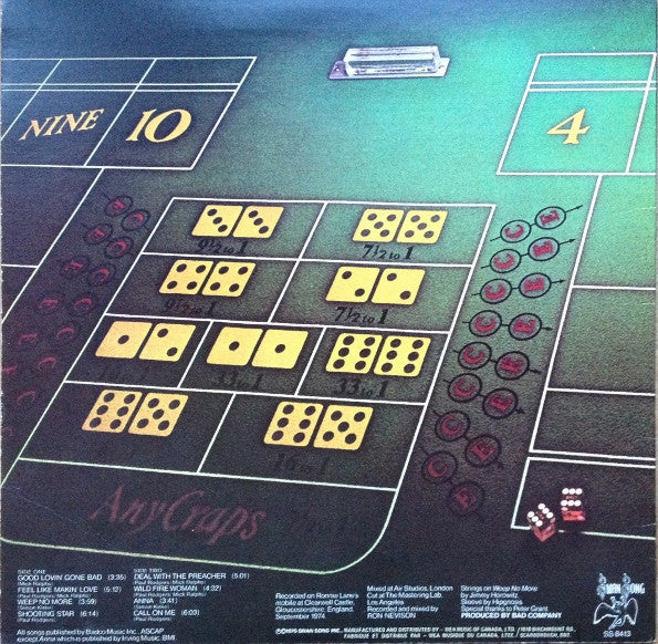 Bad Company- Straight Shooter (USED)