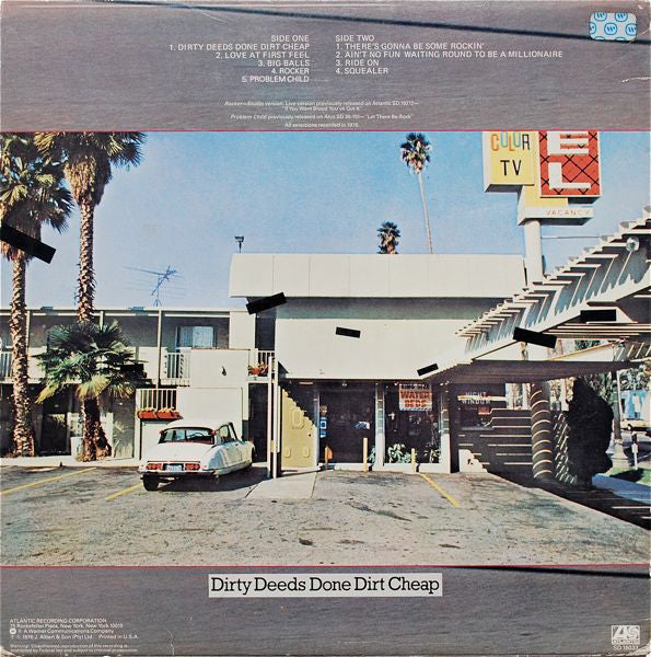 AC/DC – Dirty Deeds Done Dirt Cheap (USED)