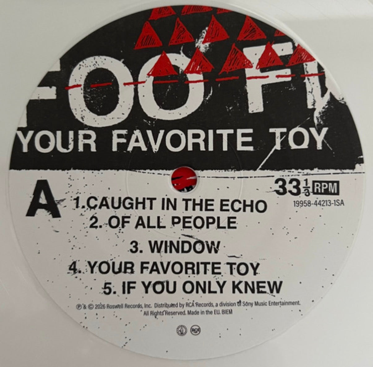 Foo Fighters-Your Favorite Toy (NEW) (WHITE)