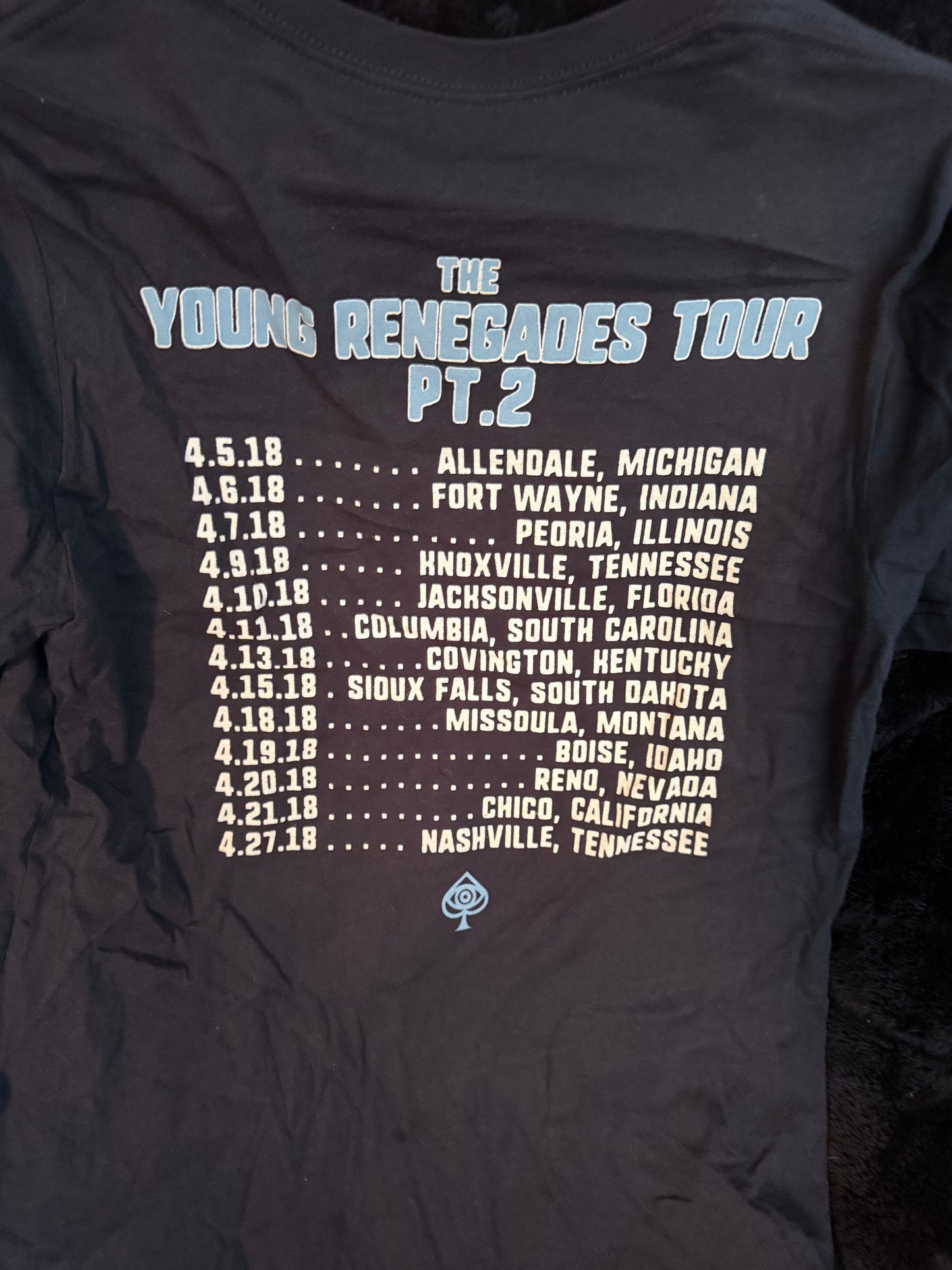 All Time Low The Young Renegades Tour pt 2 Shirt