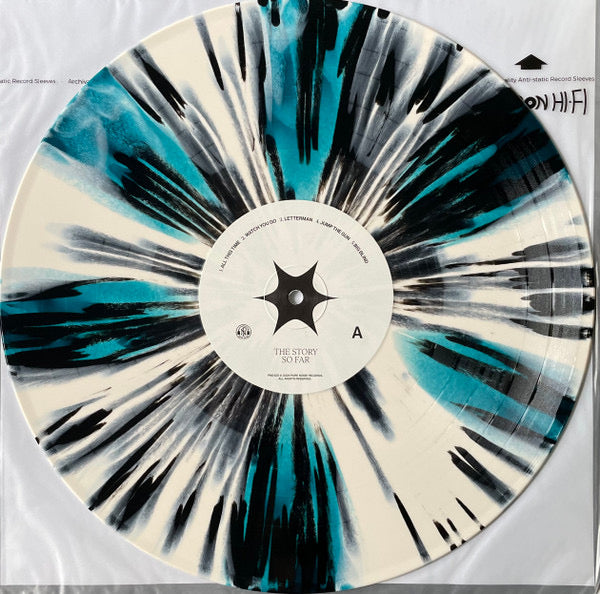 The Story So Far-I Want To Disappear (NEW) (Bone & Seablue Pinwheel With Black Splatter)