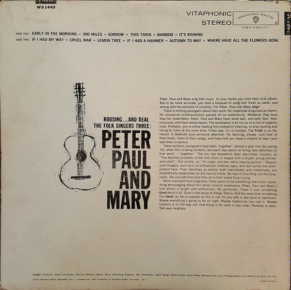 Peter, Paul and Mary-Peter, Paul and Mary (USED)