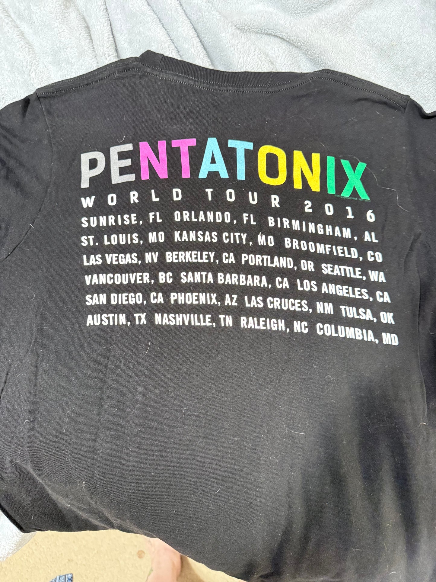 Pentatonix 2016 Tour Shirt Size SMALL