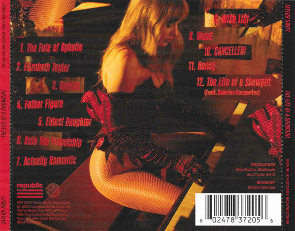 Taylor Swift-The Life Of A Showgirl CD