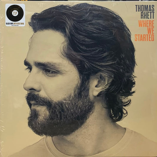 Thomas Rhett-Where We Started (NEW) (BLACK WITH GOLD SWIRL)