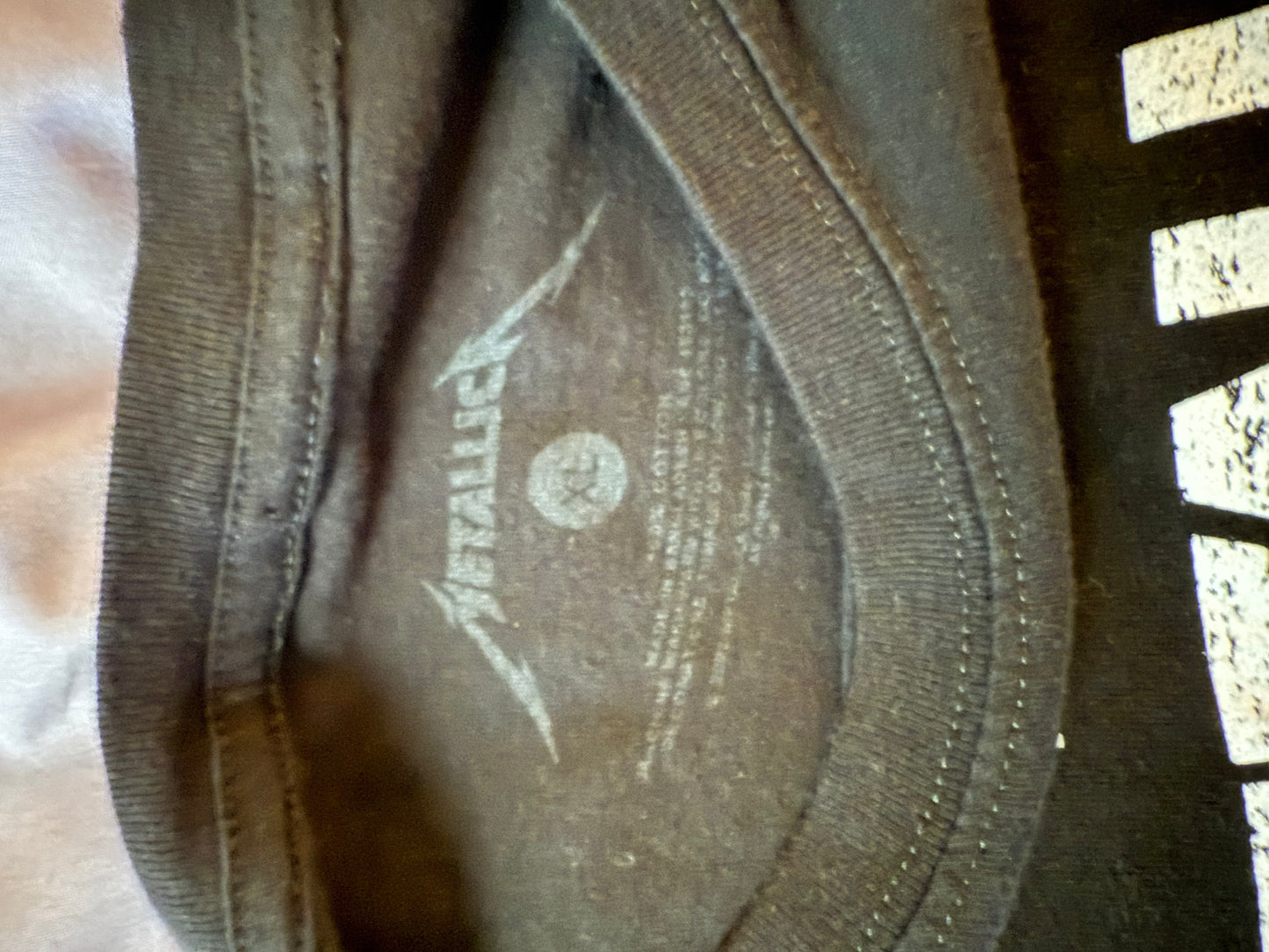 Used Metallica Tee