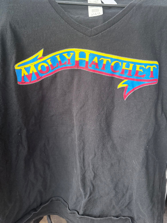 Molly Hatchet Women's V-Neck Tee