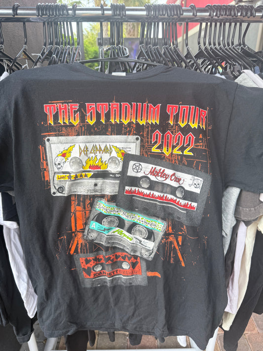 Def Leppard, Motley Crue, Poison, Joan Jett the Stadium Tour Tee
