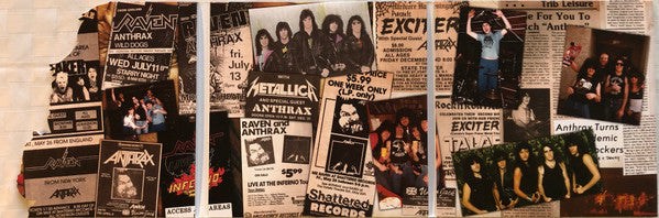 Anthrax – Fistful Of Metal / Armed And Dangerous (Clear with Red and Purple Splatter) (USED)