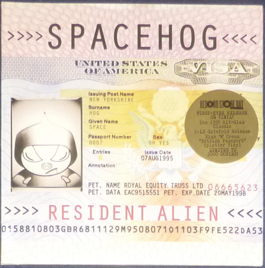 Spacehog-Resident Alien (RSD) (NEW) (PINK & CREAM)