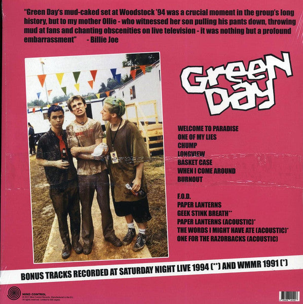 Green Day-Woodstock 1994 US TV BROADCAST (NEW) (IMPORT)