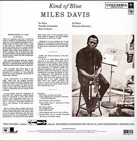 Miles Davis-Kind of Blue (2010 180g) (USED)