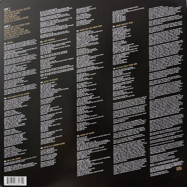 Amy Winehouse – Back To Black (SEALED ) (PINK)