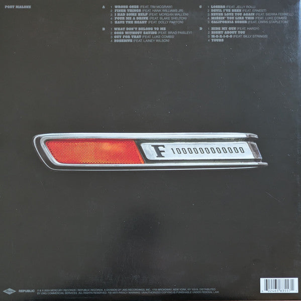 Post Malone-F-1 Trillion (USED)