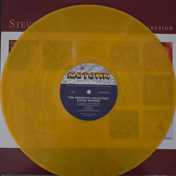 Stevie Wonder – The Definitive Collection (SEALED) (Gold and Yellow Silver Marbled)