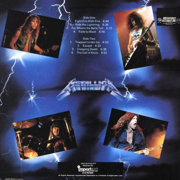 Metallica-Ride the Lightening (SEALED)