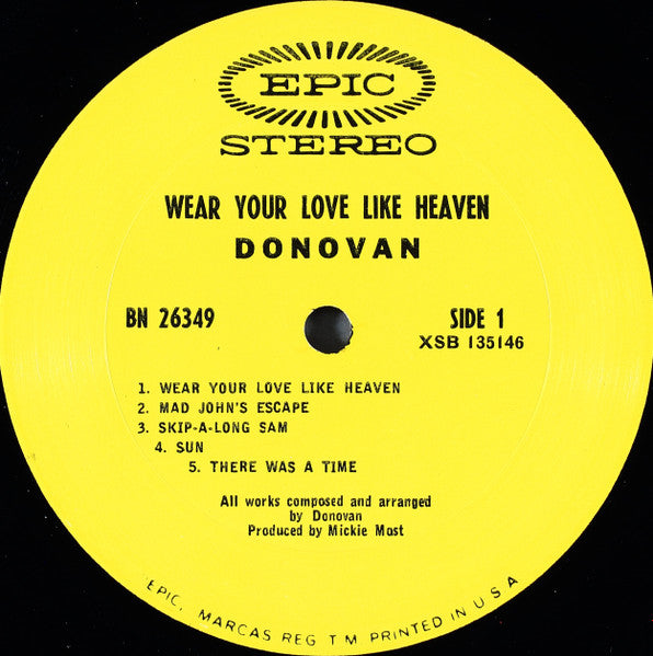 Donovan-Wear Your Love Like Heaven (USED)